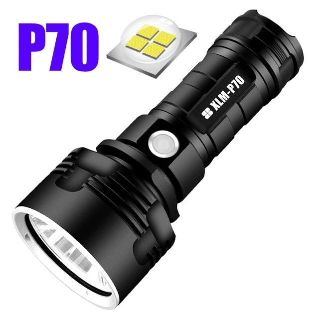 Strong Flashlight Focusing Led  Light Rechargeable Super Bright LED Outdoor Xenon Lamp